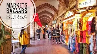 Walking in the Markets and Bazaars of Bursa 2019 | Turkey Travel Guide