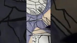 Oops, I did it again.. Drawing Nezuko ✨PART2✨ │ Yume Blackpaddy Art  #shorts #drawing #demonslayer