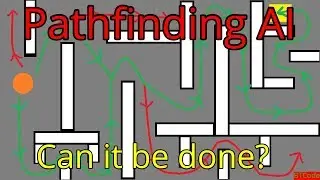 AI Learns to solve a maze using a Genetic Algorithm!!