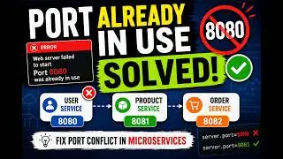 How to Fix Port Already in Use in Spring Boot and Microservices