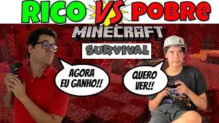 RICO VS POBRE MINECRAFT SURVIVAL 2 | PEDRO MAIA