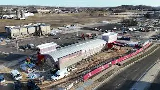 Drone Video: Portage, WI Tommy's Express Car Wash