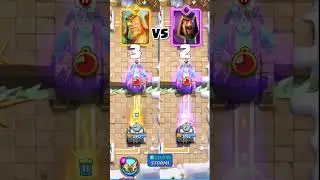 Part 1 Hero Wizard vs Evo Wizard! Who wins? #clashroyale