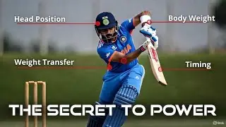 How to Generate More Power in Cricket Drives | Power Hitting Batting Tips