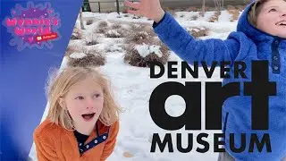 Wynnie's World // Visiting the Denver Art Museum #kidsvideo #artmuseum #denver #kidscrafts #kidart