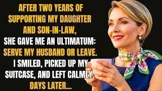 AFTER YEARS OF SUPPORTING MY DAUGHTER AND SON-IN-LAW, SHE SAID, 