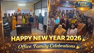 Happy New Year 2026 🎆 | RAJSHREE foundation Office Family Celebration | Best Moments