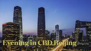 Evening experience in Central Business District in Beijing (apple store and Michelin restaurant)