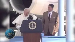 Reagan's Remarks at a Welcoming Ceremony for Pope John Paul II in Miami, FL &mdash; 9/10/1987