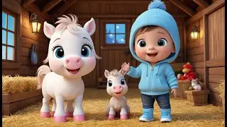 Baby Horse New Year Stable Song | Fun Animals & New Year Nursery Rhyme for Kids | Baby Learning Song