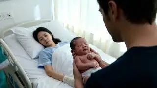 POV: Holding Your Newborn for the First Time in a Quiet Hospital Room