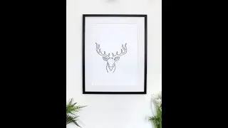 Drawing a Reindeer #animalart #wildlife #animallover