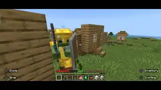 Playing Minecraft bedrock on controller with my friend part-1