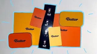BTS Butter Album Set Unboxing with weverse preorder gifts!