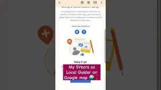 5 Years on Google map as a Local Guider 🌍📍 #shortvideo #shorts #googlemaps #localguides #youtube
