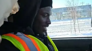 Snow removal,  Brandon Manitoba,  Canada 