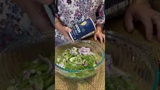 Creamy & Crunchy Cucumber Salad
