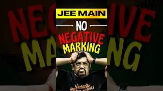 No Negative Marking in JEE Main??😱😱#jee #jee2025 #iit #iitjee #negativemarking #jeemains #negative