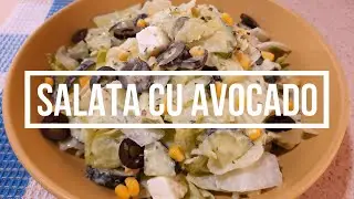 Salata cu avocado | Reteta rapida si sanatoasa de salata cu sos de avocado