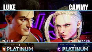 SF6 (M) Luke vs (C) Cammy 18-Jan-2026 - Platinum Ranked Match
