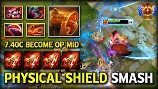 100% PHYSICAL SHIELD SMASH LIKE A TRUCK MID Mars 100% Become GOD OF ARENA 7.40c DOTa 2