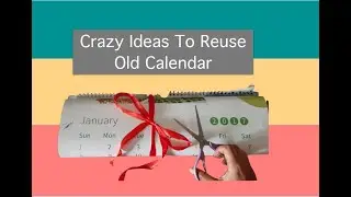 #BestOutOfWaste #CraftsFromCalendar 8 DIY ideas to use old Calendar |Old Calendar Crafts