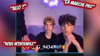 Elle monte sur leur live...(réaction,bug,drôle)