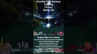 Dissidia Final Fantasy Battle Replays - Training (Tidus) Battle 26