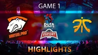 Dota 2: Virtus.pro vs Fnatic | The Summit 8 | Grand-Final | Game 1 | Highlights | 18.12.2017