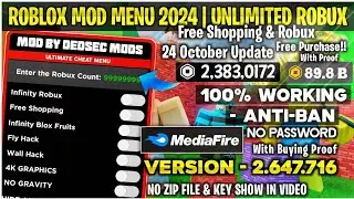 Roblox mod menu 2.648.781 Free robux and shopping | Fly, Speed & Unlimited Robux 2025