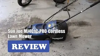 Sun Joe MJ401C-PRO 14-Inch 28V Cordless Push Lawn Mower Review 2024