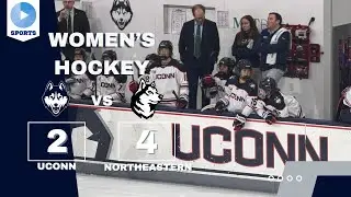 In a Top 10 matchup, #5 UConn Women's Hockey loses a tough game to #8 Northeastern.