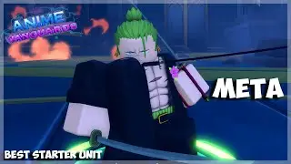 Bounty Hunter (3 Swords) Showcase (Zoro) | Anime Vanguards | Best STARTER UNIT