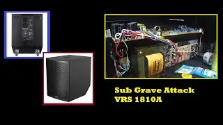 Defeito e conserto Sub Grave Attack VRS 1810A. Sobre tens&atilde;o!