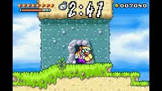 Wario Land 4 - Emerald Passage - Palm Tree Paradise