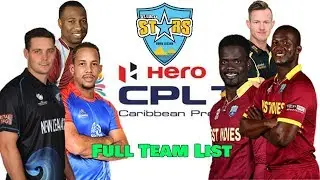 St Lucia Stars full team list of Hero CPL 2018 | cpl 2018 | Caribbean Premier League team list