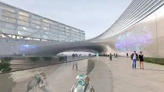 3D Animation Greater Bay Area Science Forum #architecturalanimation #architectural  #3dmodeling