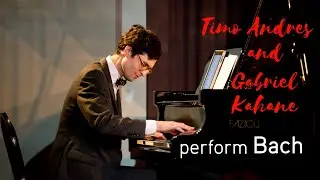 Gabriel Kahane & Timo Andres perform JS Bach's 'O Lamm Gottes, unschuldig' (trans. Gy&ouml;rgy Kurt&aacute;g)