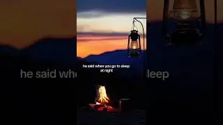 Prophet Muhammad advises turning of the lights before going to sleep 