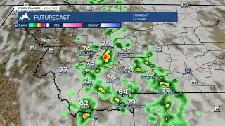 Slow-moving storms thunderstorms