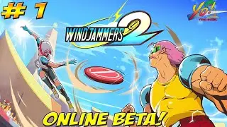Windjammers 2! Online Beta! Part 1 - YoVideogames