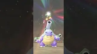 Evolving SHINY Blastoise Into SHINY MEGA Blastoise