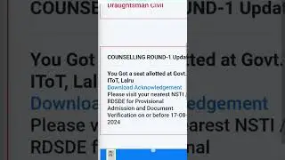 Cits Ist counseling result #cits2024 #Cits
