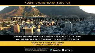 Western Cape Properties On Auction 25-26 August 2021