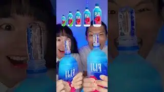 Small to Giant Bottle Jelly Emoji Challenge ASMR🥵 #asmr #mukbang