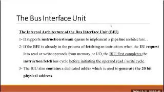 General Architecture 8086 lec 2