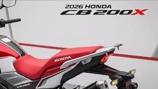 Представлен Honda CB200X 2026 года 😱 Внешний вид в стиле ADV, новые функции и расход топлива, кот...