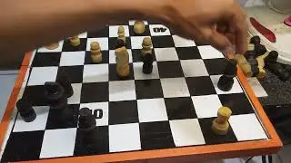 The sacrifice of the perfect queen in a game of chess