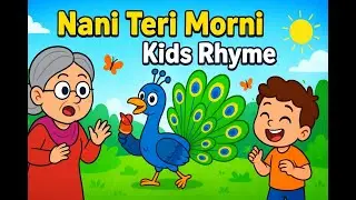 नानी तेरी मोरनी को मोर ले गए | Funny Hindi Rhymes for Kids | Cartoon Song | Nani Teri Morni Ko Mor