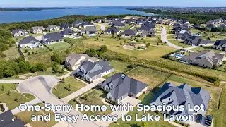 Spacious One-Story Home on Large Lot Near Lake Lavon with Modern Amenities